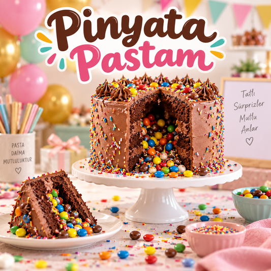 Junior Şefler – Pinyata Pastam: Çocukların İçinden Şeker Dökülen Pastayı Kendi Elleriyle Yaptığı Atölye